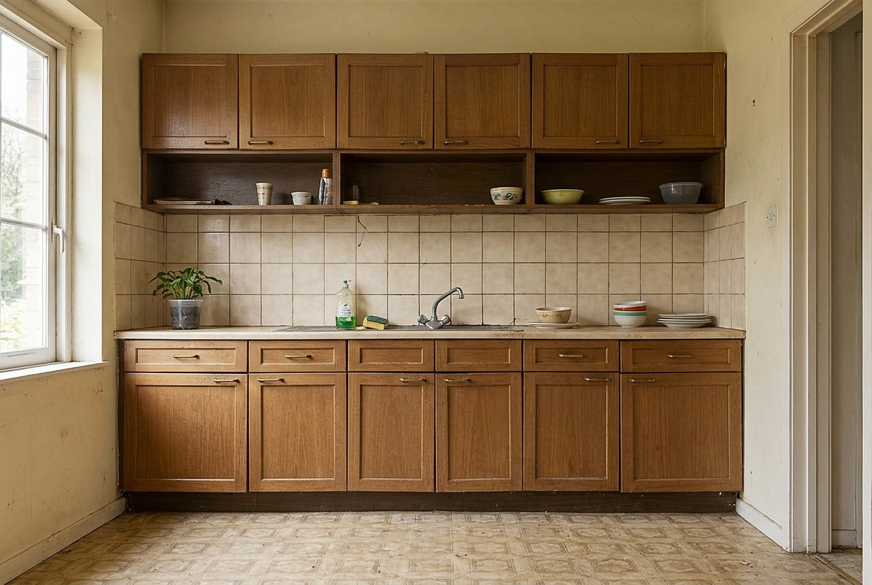 Antes — Remodelação de cozinha